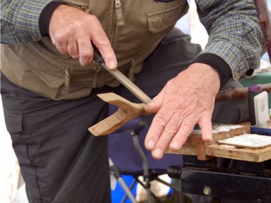 Making a walking stick