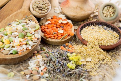 Wholegrains make up the majority of a macrobiotic diet