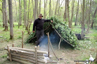 Woodland Ways shelter building