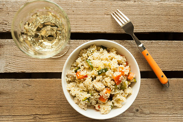 Couscous and vegetable salad