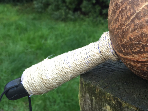 String covered handle