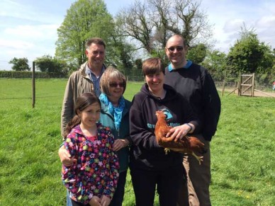 Chicken keeping course attendees